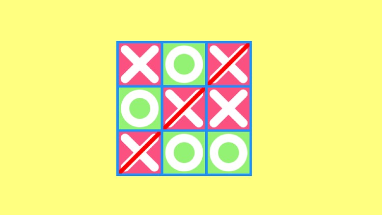 2D Game Development With HTML5 Canvas, JS – Tic Tac Toe Game