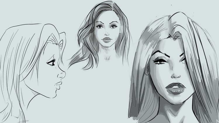 Learn to Draw Pretty Faces for Comic Books